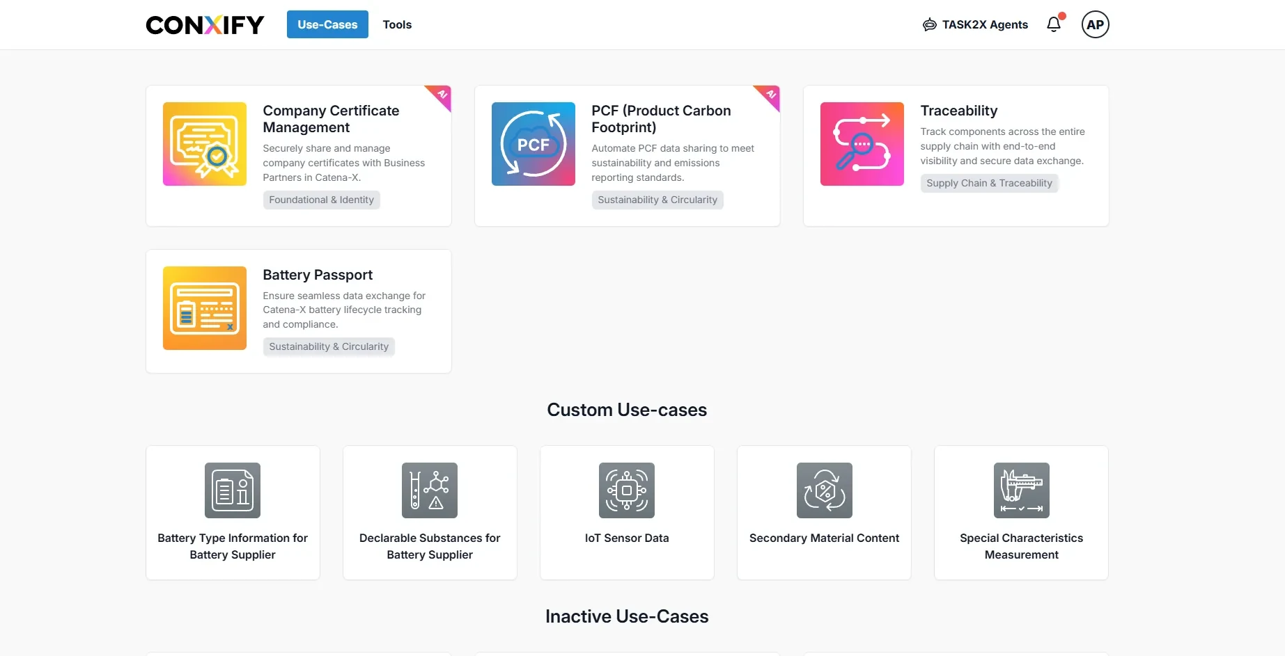 CONXIFY dashboard